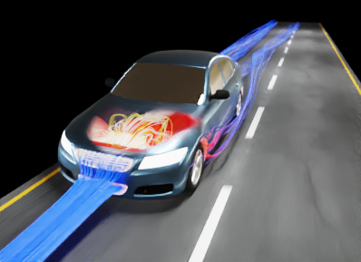 CFD in thermal management | Automotive diagram