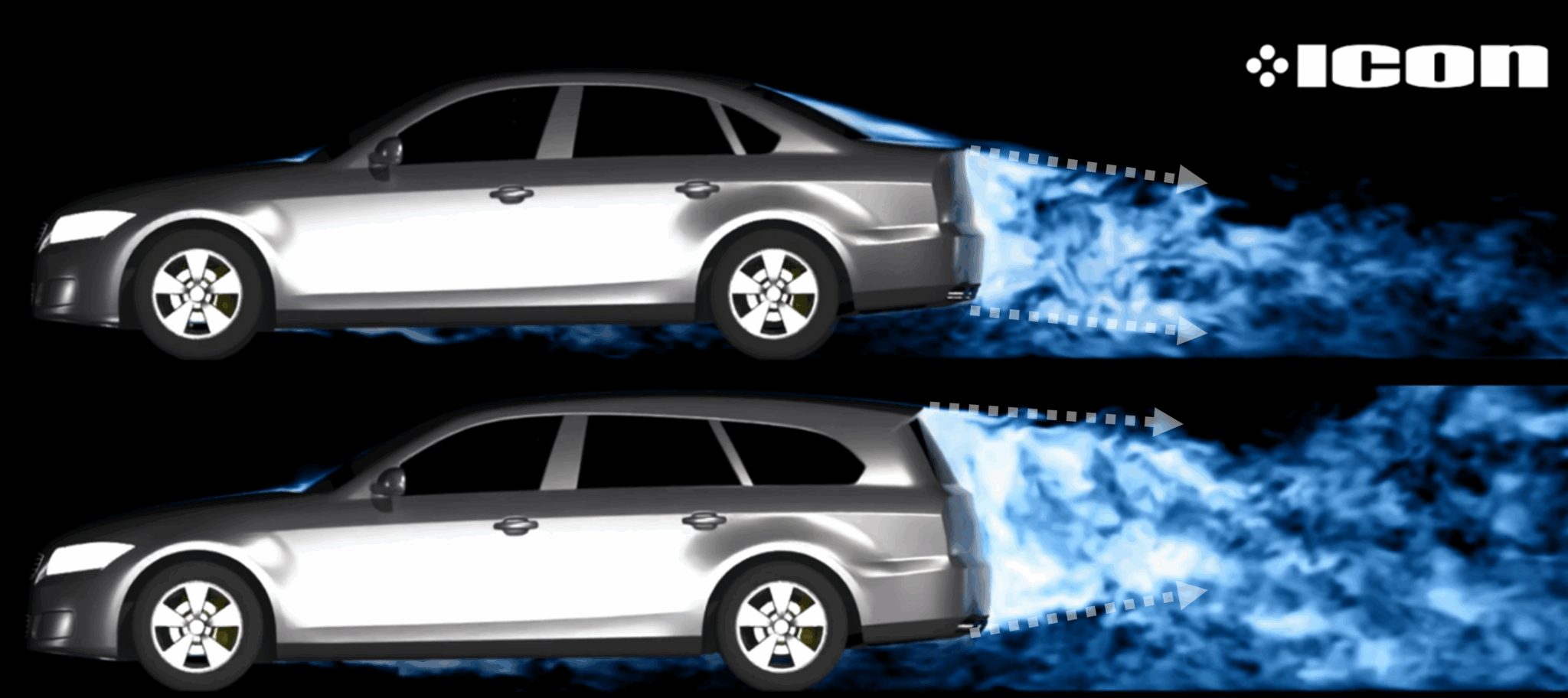High-fidelity Aerodynamic Simulations : Wake – Diffusor interaction – ICON